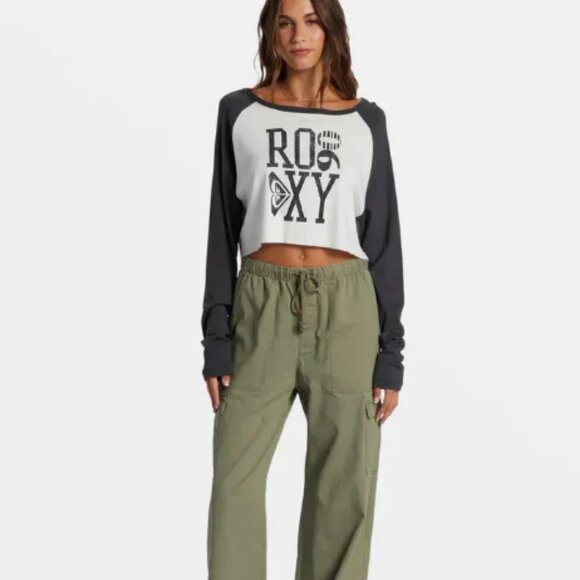 ROXY WOMEN'S HERITAGE 90 LONG SLEEVE T-SHIRT NWT - Picture 2 of 5